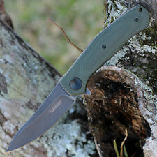 Couteau Kershaw Concierge D2 Manche Green Micarta Lame Acier D2 IKBS KS4020MCG