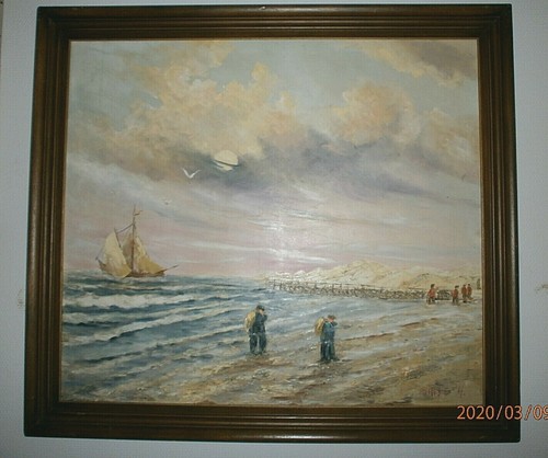Superbe hst paysage marin - superbe, hst/paysage