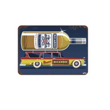 PLAQUE MÉTAL RICARD PASTIS