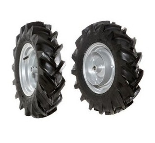 Paire roues gommées - paire,