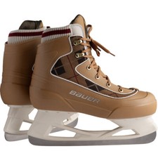 Bauer Rec Chamonix Senior Unisex Patins À Glace Patins De Compétition Marron