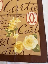 CARTIER FOULARD GAVROCHE  SILK SCARF