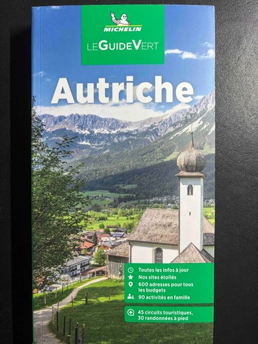 Guide vert autriche michelin - vert,