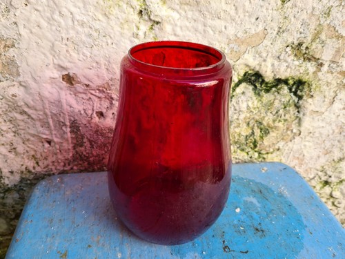 Lampe tempete verre - verre, ancien