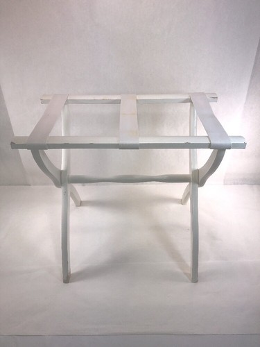 White wooden vintage - wooden, folding