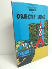 Tableau en bois laqué -  Tintin - Objectif Lune