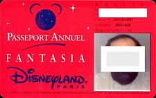 Disney - Fantasy Annual Passport - Disneyland Paris (Rare)