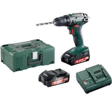 Perceuse Visseuse sans fil 18V Metabo BS 18 + 2 Batteries +  Chargeur + Coffret 