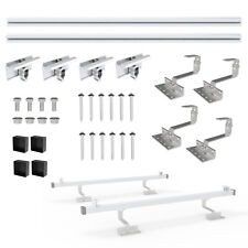 NuaSol Kit de montage photovoltaïque PV pour toit de tuile, crochets de toit