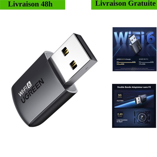 Ugreen clé wifi ax900 - wifi, 6