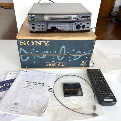 Sony mds s38 minidisc deck - mds-s38,