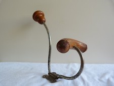 Ancienne patère murale  porte manteau porte chapeau bois - années 30