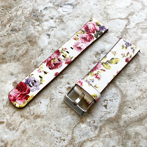 Floral rouge cuir - floral,