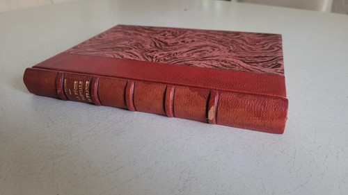 Rare livre reliure - livre, cuir.