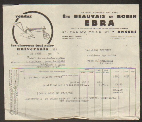Angers materiel agricole - (49),