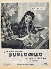 ADVERTISING 084 1952 DUNLOPILLO I have my latex foam mattress