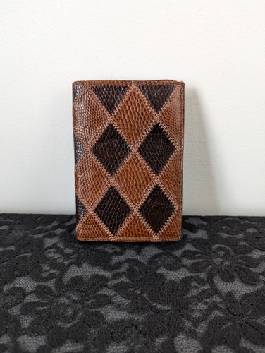 Ancien porte feuille cuir - porte,