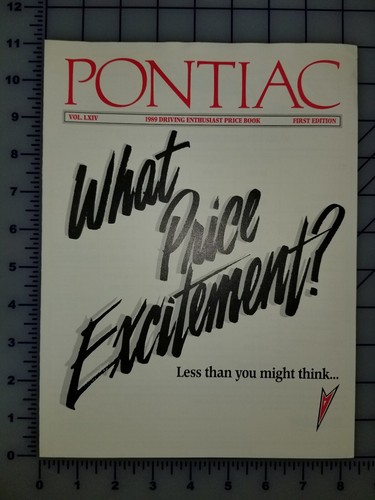 Brochure pontiac 1989 - brochure,