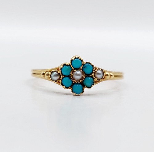 Bague marguerite antique - , or