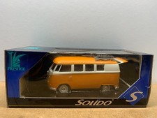 SOLIDO VOLKSWAGEN COMBI ORANGE/WHITE MODIFIED 1/18 IN BOX ge D3