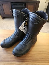 NEW / GAERNE / MADE IN ITALY /  LEATHER WATERPROOF / MOTORCYCLE / BOOTS / Size 7