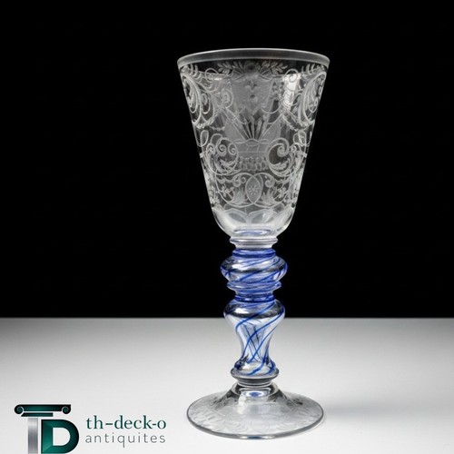 Large bohemian crystal glass - large,