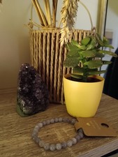 Bracelet Taille Enfant En Angélite Pierre 6mm