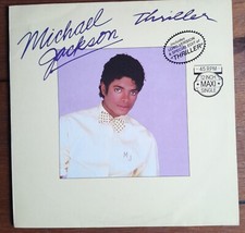 MAXI 45t. 12" MICHAEL JACKSON Thriller Long Version Disco Funk 80'  ETAT TB