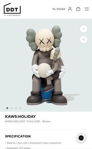 Sculpture kaws holiday - sculpture,