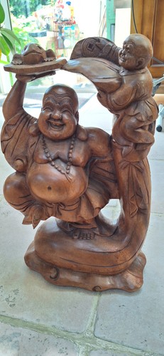 Statue bouddha rieur - statue,