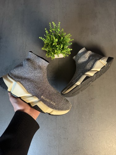 Balenciaga speed argenté - -,