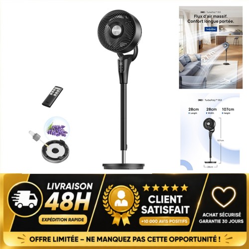 Dreo ventilateur sur pied - ventilateur,