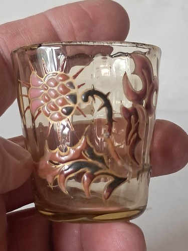 Verre chardon emile - verre, gallé