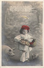 CP ENFANT BONNET ROUGE POISSON