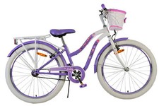 Volare joli vélo pour enfants - filles - 24 pouces - violet - deux freins à main