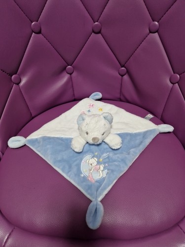 Doudou ours nicotoy bleu comme - ours,