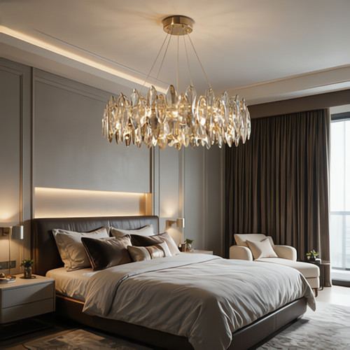 Lustre cristal éclairage - cristal,,