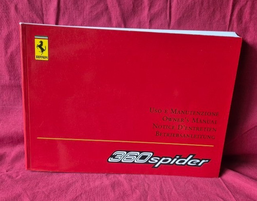 Ferrari 360 spider uso e - ferrari,