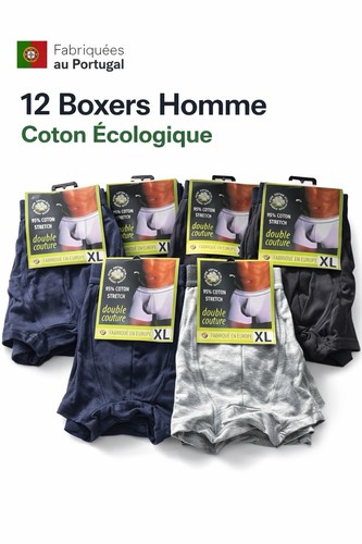 Lot boxers en coton - de,