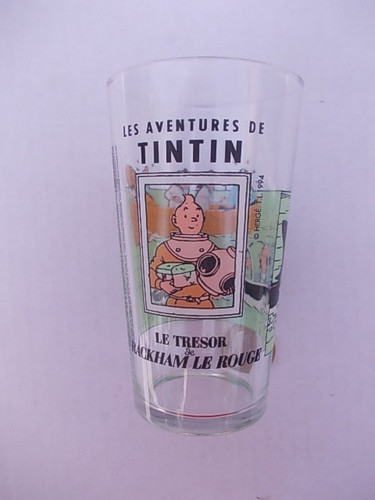 Herge tintin verre - tintin,
