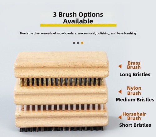 Ensemble brosse ski manche - brosse,