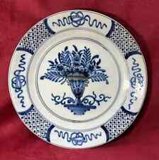 DELFT DECORATIVE WALL PLATE FAIENCE DUTCH HOLLAND NETHERLANDS 18TH 17TH