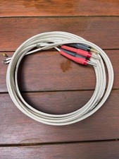 QED Silver Special 25th Anniversary Hi-Fi Speaker Cables 2.4m Pair w/Banana