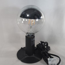 IKEA Skallran Lamp Big Lightbulb Industrial Table Reflective Top Bulb Black