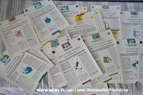 Lot fiches fisc - de, 61