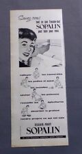 ANTIQUE ADVERT CLIPPING 311017 / SOPALIN PAPER TOWEL EVERYTHING IT