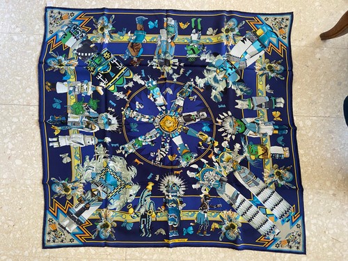 Foulard carré hermès soie - foulard,