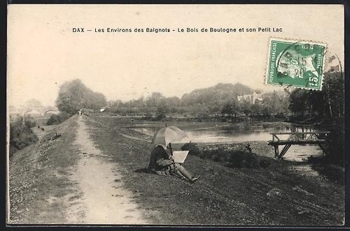 Cpa dax bois de - cpa, dax,