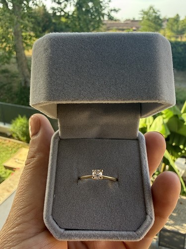 Bague solitaire diamant 25 - diamant, 0,25