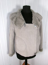 Veste blouson COP COP COPINE N° 25 collector GRENAT simili mouton retourné beige
